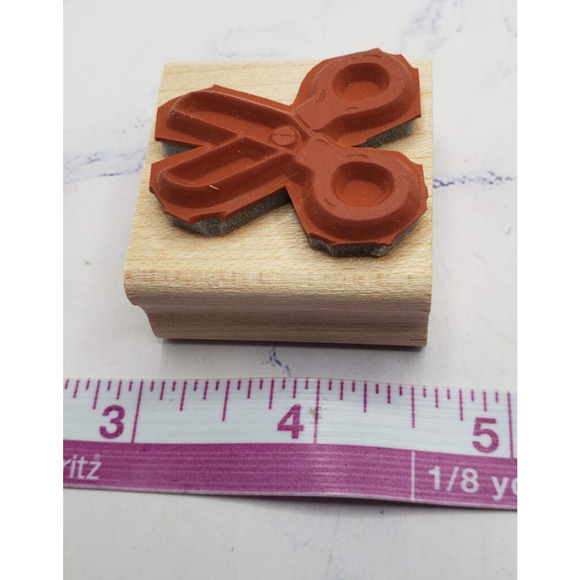 Stampin' Up! Scissors Wood Mounted Rubber Stamp - Picture 6 of 7